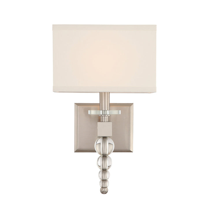 Crystorama Crystorama Clover 1 Light Aged Brass Sconce