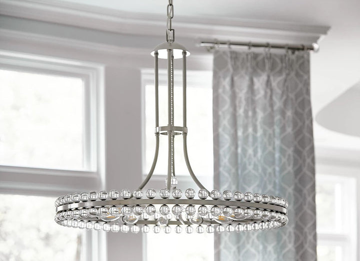 Crystorama Crystorama Clover 12 Light Aged Brass Chandelier