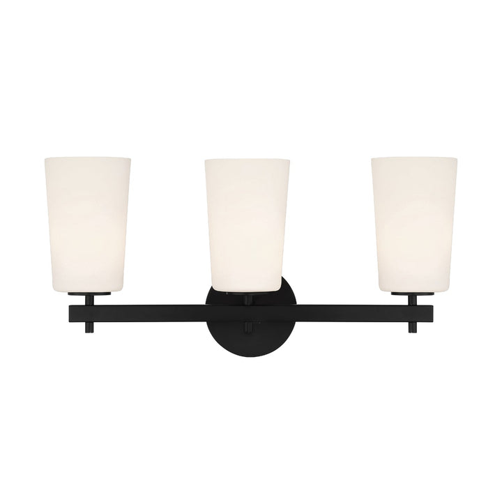 Colton 3 Light Black Bathroom Vanity Crystorama