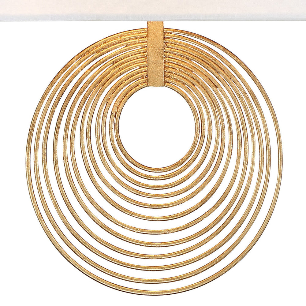 Crystorama Crystorama Doral 2 Light Renaissance Gold Sconce