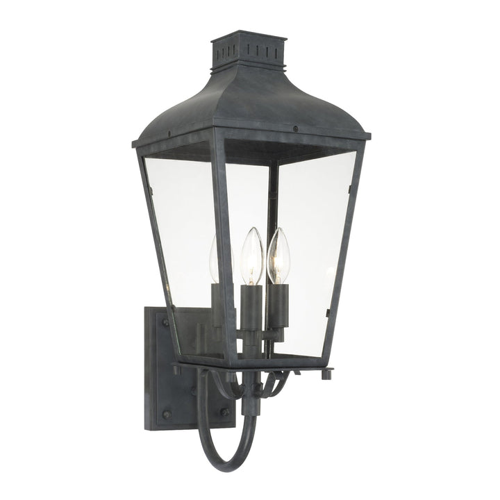 Crystorama Crystorama Dumont 3 Light Graphite Outdoor Sconce
