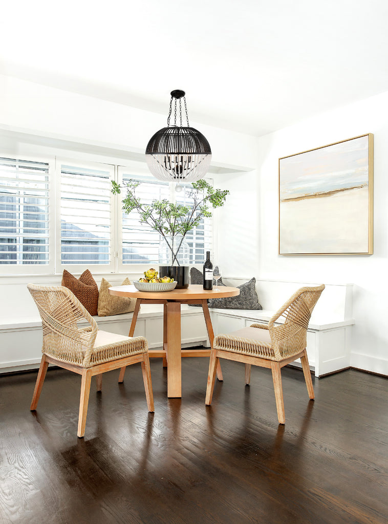 Crystorama Crystorama Duval 6 Light Matte Black Chandelier