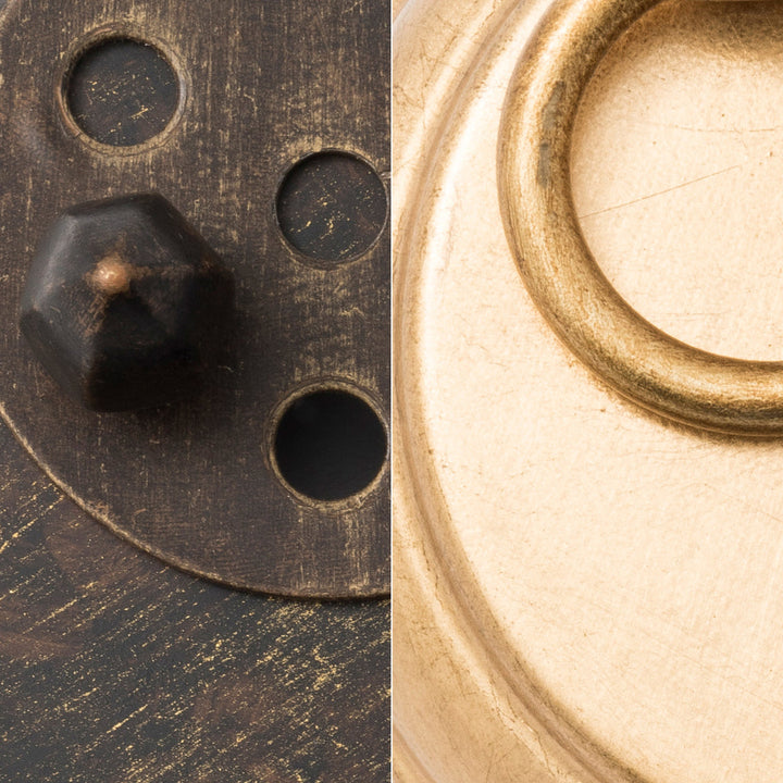 Crystorama Crystorama Luna 4 Light English Bronze + Antique Gold Sphere Mini Chandelier