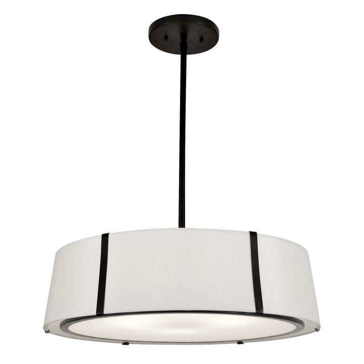 Crystorama Crystorama Fulton 6 Light Matte Black Chandelier