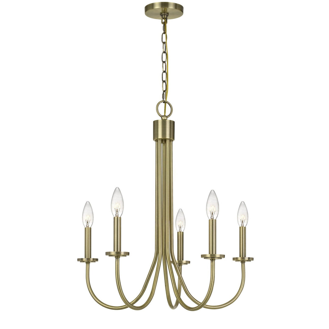 60W X 5 SPIEZ METAL CHANDELIER Cal Lighting