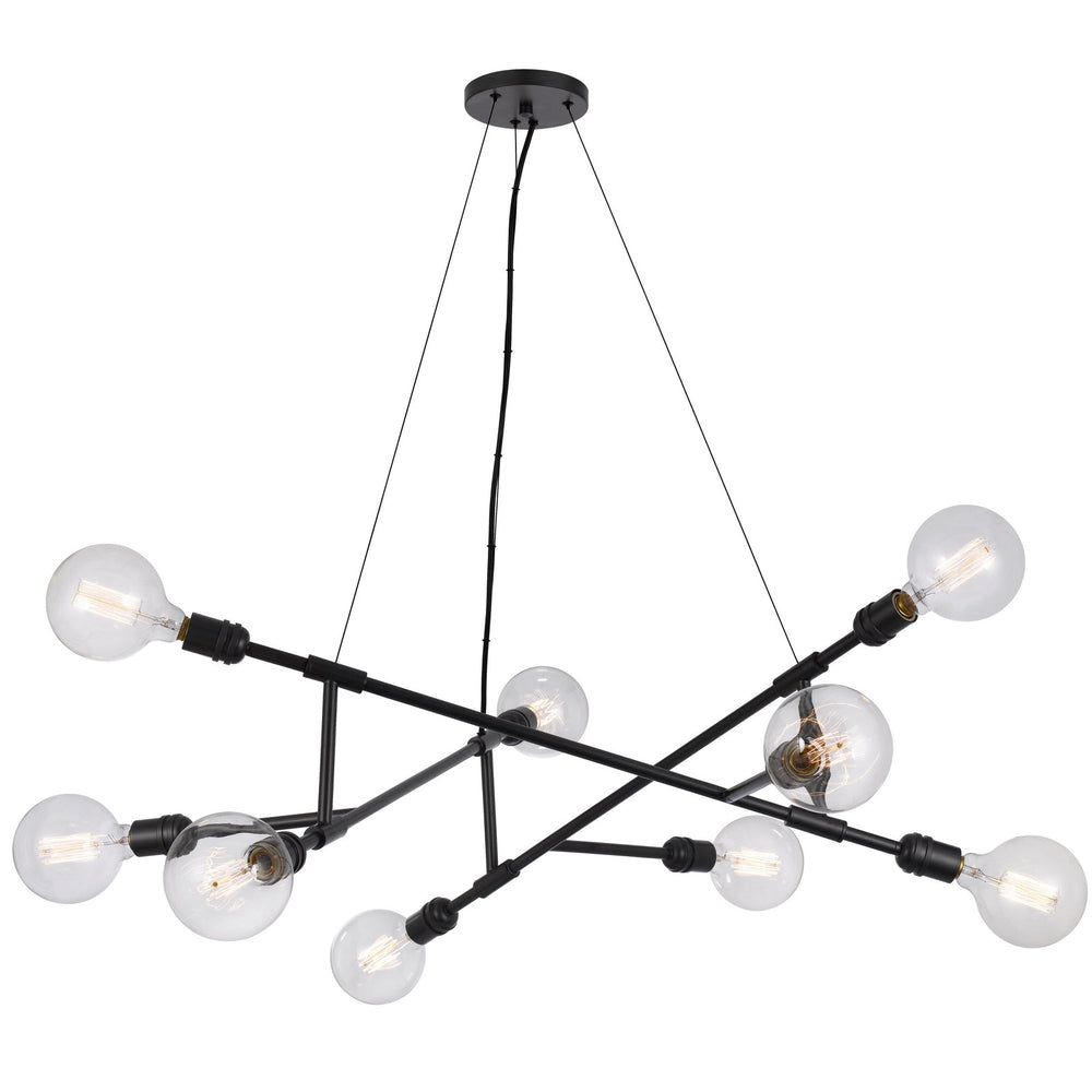 60W X 9 MASSENA METAL CHANDELIER Cal Lighting