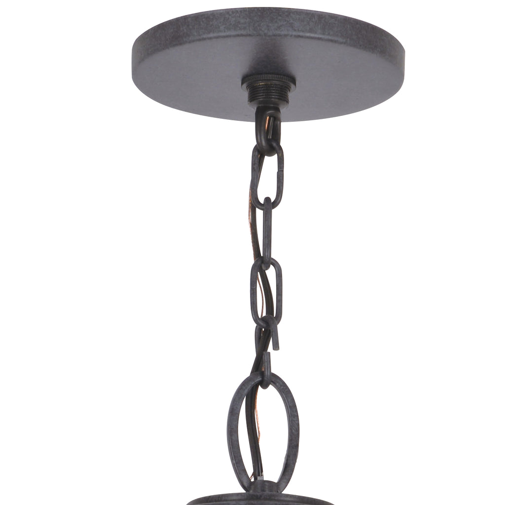 Crystorama Crystorama Brian Patrick Flynn Glacier 3 Light Black Charcoal Outdoor Pendant