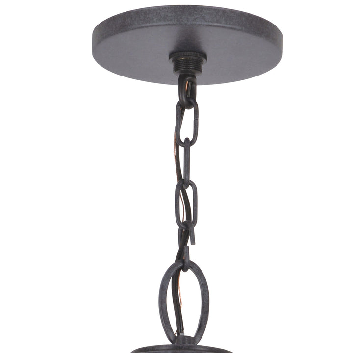 Crystorama Crystorama Brian Patrick Flynn Glacier 3 Light Black Charcoal Outdoor Pendant