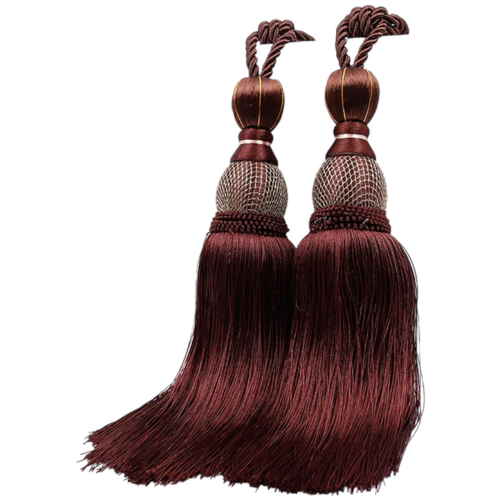 Luxury Multicolor Decorative Curtain Tiebacks (Several Colors Available) COPPER MOUNTAIN HARDWARE