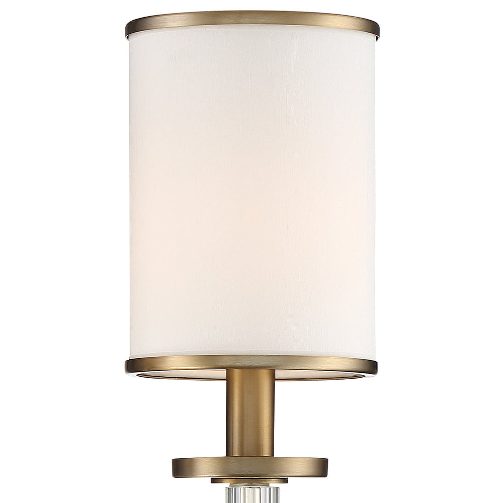 Crystorama Crystorama Hatfield 2 Light Vibrant Gold Sconce