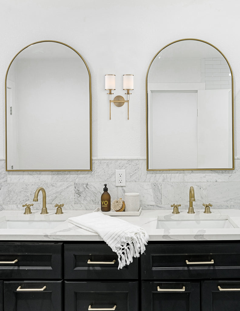 Crystorama Crystorama Hatfield 2 Light Vibrant Gold Sconce