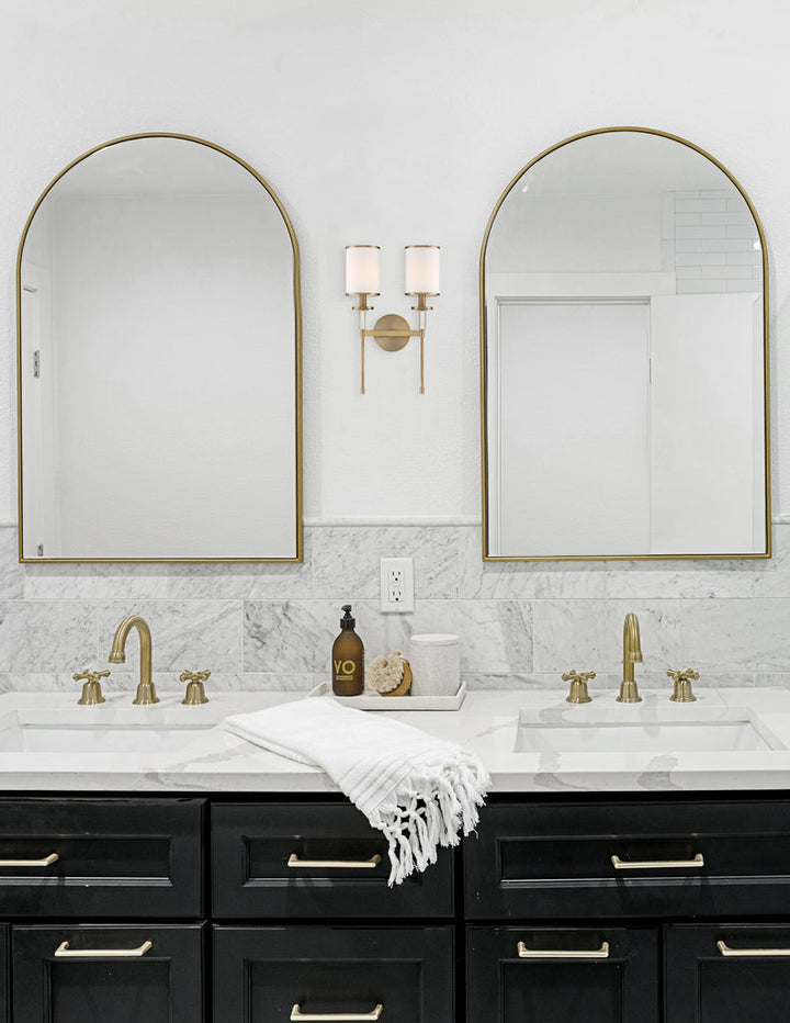 Crystorama Crystorama Hatfield 2 Light Vibrant Gold Sconce