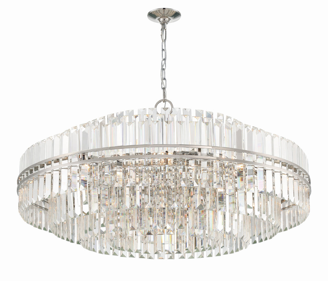 Crystorama Crystorama Hayes 32 Light Polished Nickel Chandelier