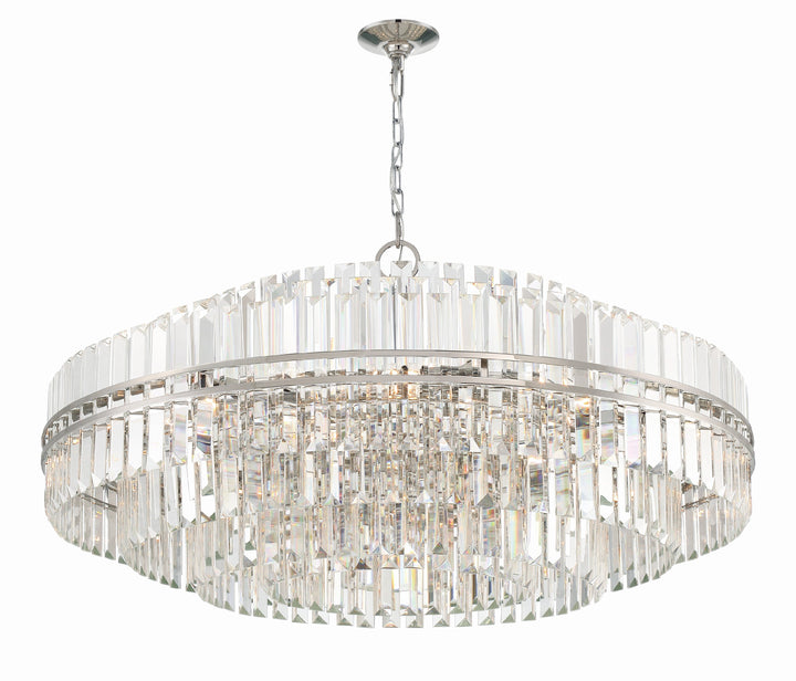 Crystorama Crystorama Hayes 32 Light Polished Nickel Chandelier