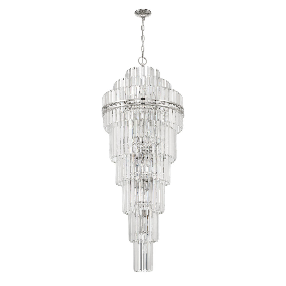 Crystorama Crystorama Hayes 31 Light Polished Nickel Chandelier