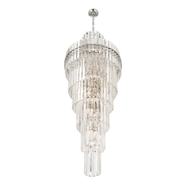 Crystorama Crystorama Hayes 31 Light Polished Nickel Chandelier