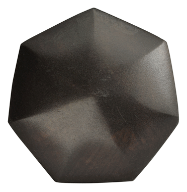 1 3/8 Inch Solid Brass Heptagonal Cabinet & Furniture Knob COPPER MOUNTAIN HARDWARE