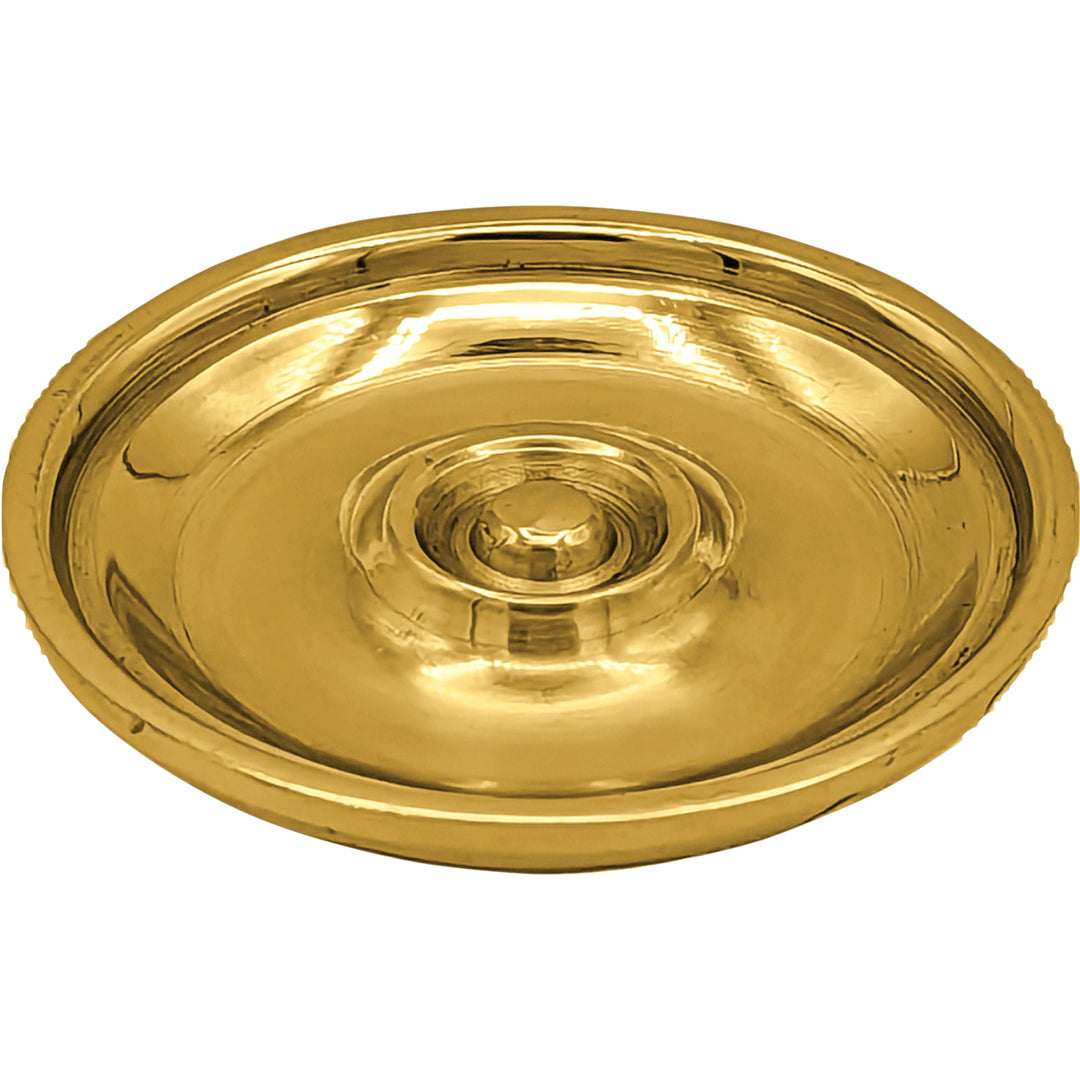 2 5/8 Inch Modern Brass Round Disc Cabinet & Furniture Knob