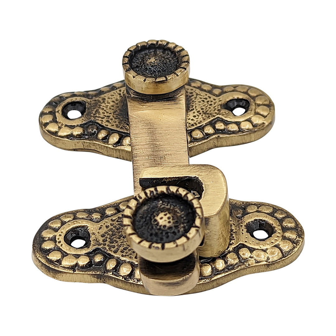 3 Inch Solid Brass Victorian Cabinet Latch (Several Finishes Available) COPPER MOUNTAIN HARDWARE
