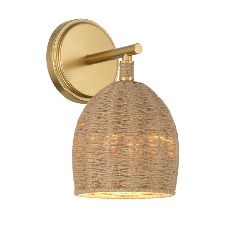 Crystorama Crystorama Jace 1 Light Soft Gold Sconce