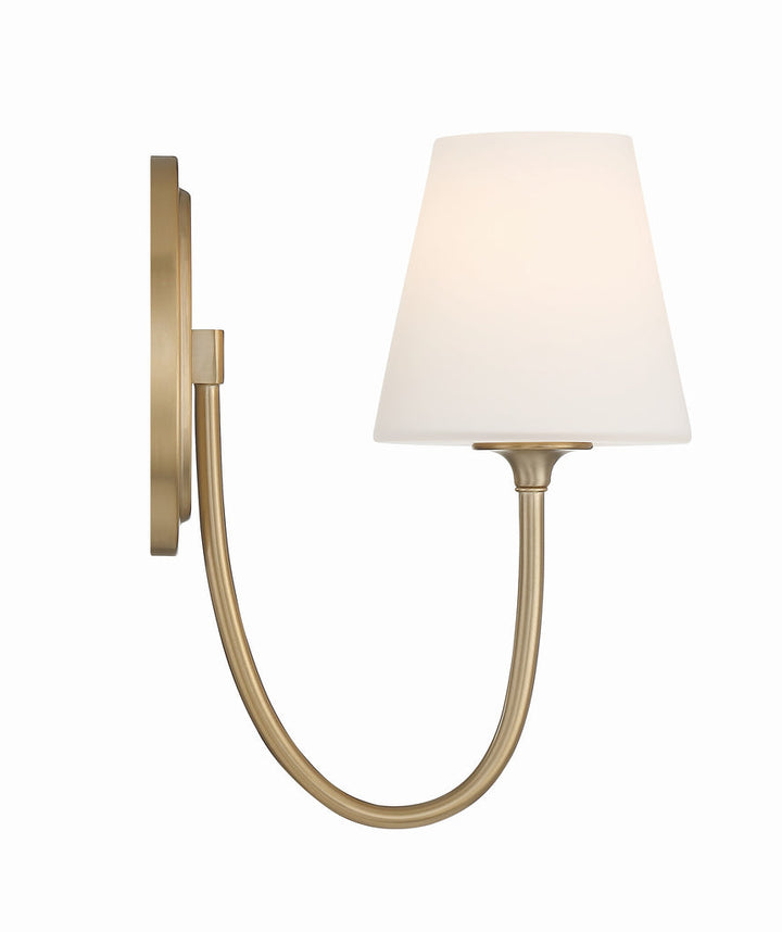 Crystorama Crystorama Juno 1 Light Vibrant Gold Sconce