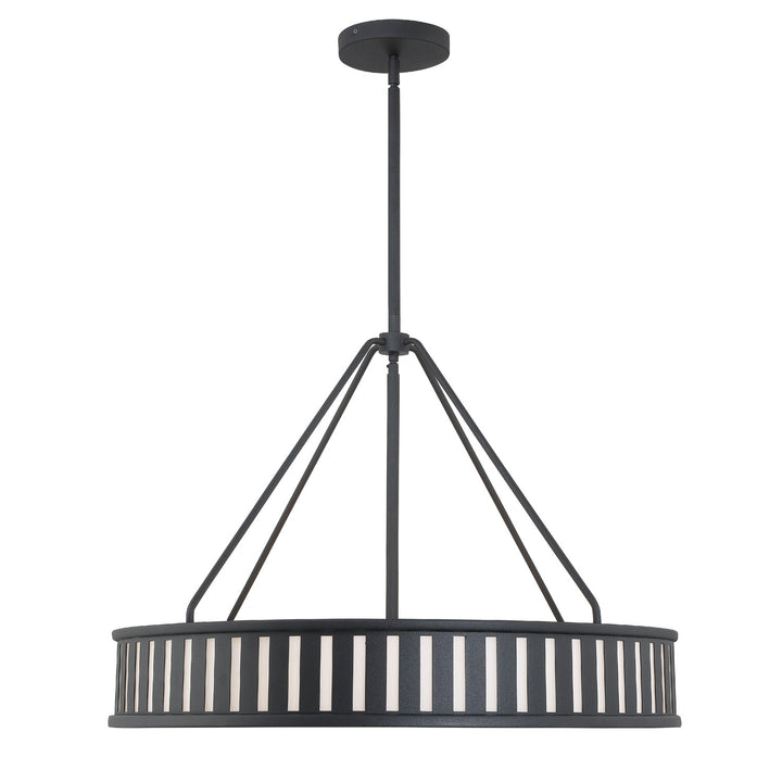 Crystorama Crystorama Kendal 6 Light Black Forged Chandelier