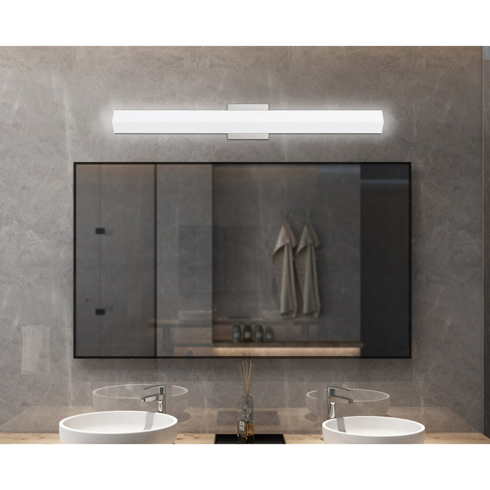 INTEGRATED LED 39W, 3500 LUMEN, 80 CRI DIMMABLE VANITY LIGHT WITH ACRYLIC DIFFUSER Cal Lighting