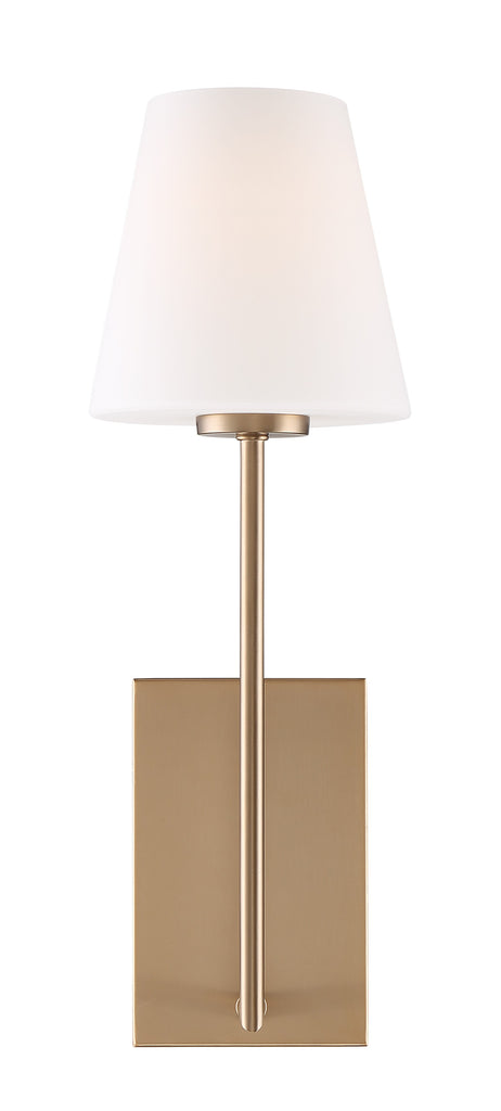 Crystorama Crystorama Lena 1 Light Vibrant Gold Sconce