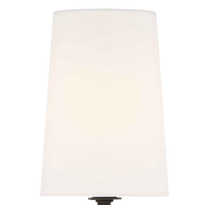 Crystorama Crystorama Lena 1 Light Black Forged Sconce