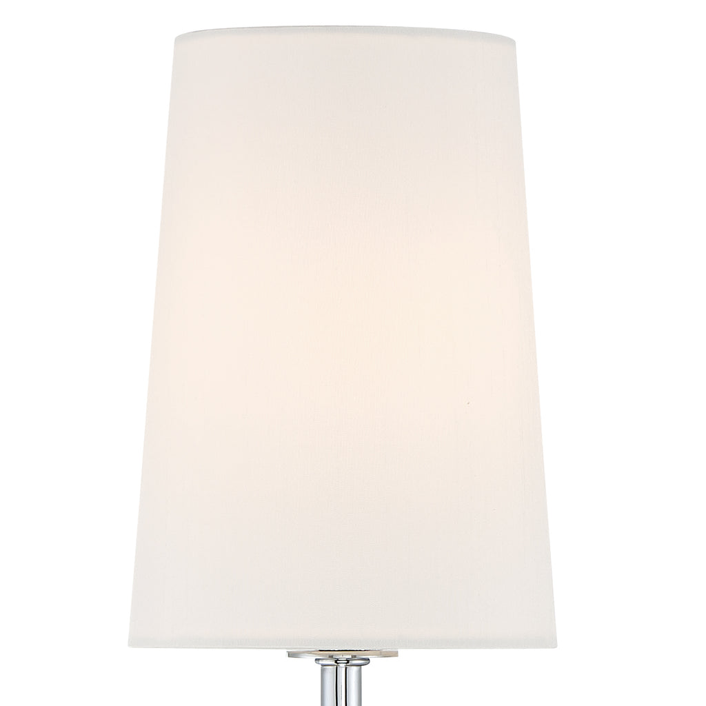Crystorama Crystorama Lena 1 Light Polished Chrome Sconce