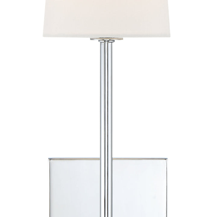 Crystorama Crystorama Lena 1 Light Polished Chrome Sconce