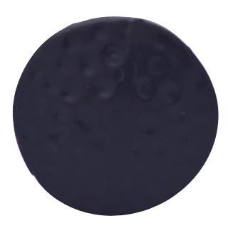 1 3/8 Inch Solid Iron Flat Hammered Rustic Cabinet & Furniture Knob COPPER MOUNTAIN HARDWARE