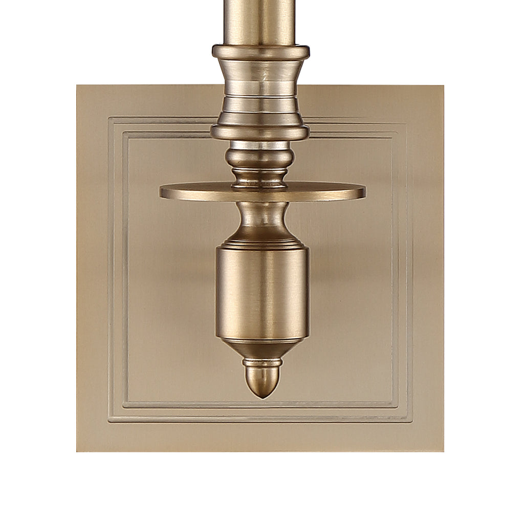 Crystorama Crystorama Lloyd 1 Light Aged Brass Sconce