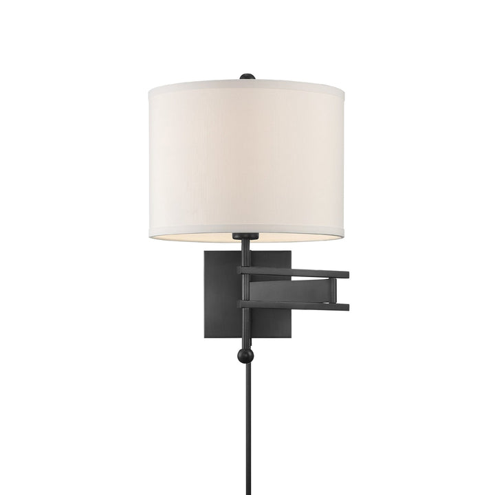 Crystorama Crystorama Marshall 1 Light Matte Black Task Sconce