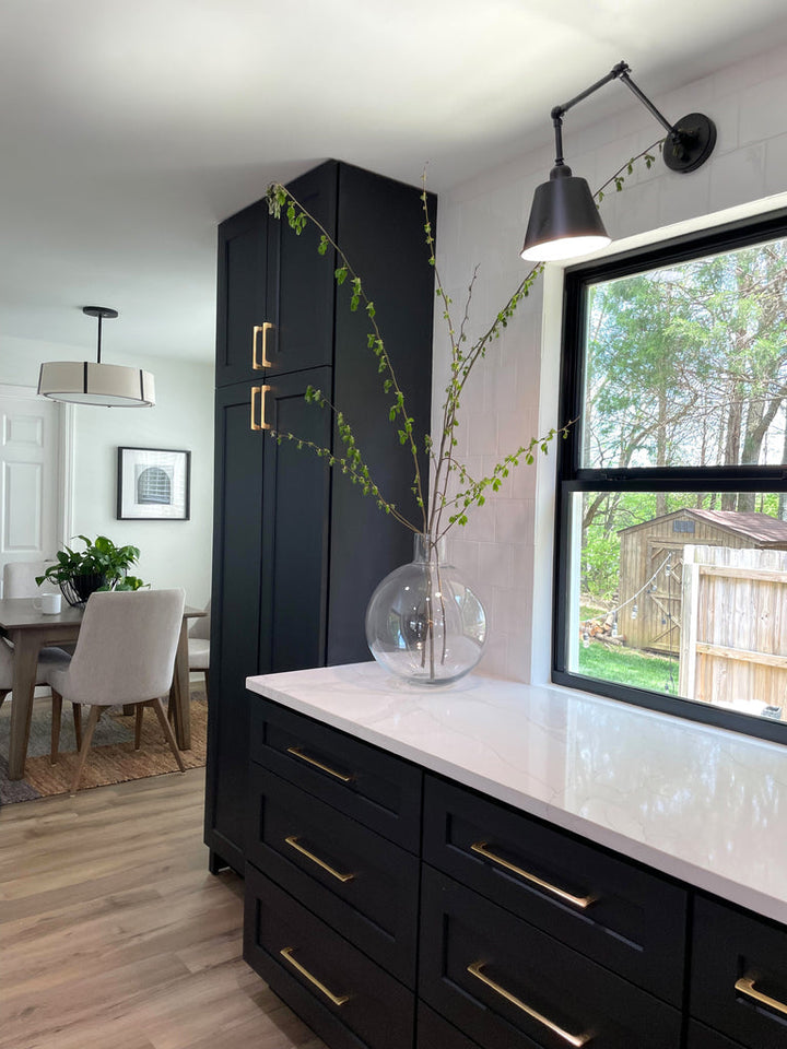 Crystorama Crystorama Mitchell 1 Light Matte Black Task Sconce