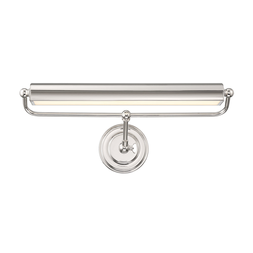 Crystorama Crystorama Miller Integrated LED Polished Nickel Sconce