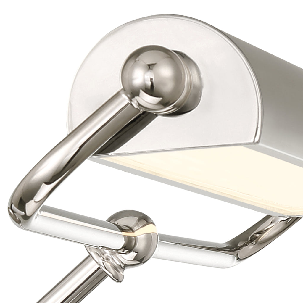 Crystorama Crystorama Miller Integrated LED Polished Nickel Sconce