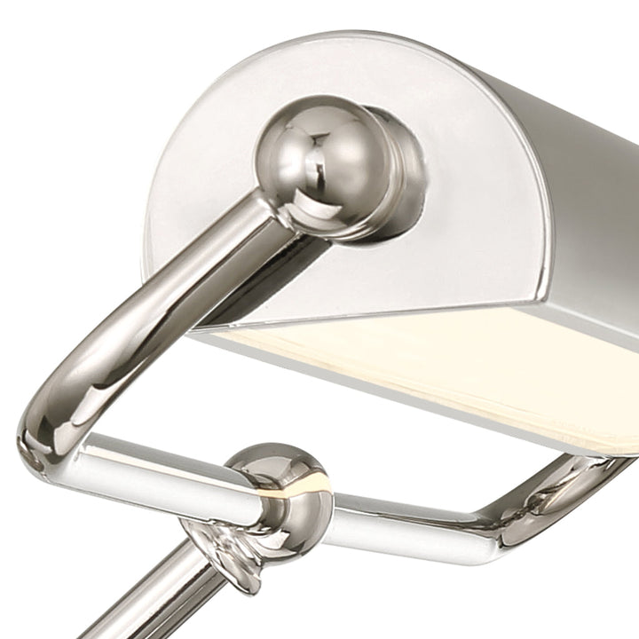 Crystorama Crystorama Miller Integrated LED Polished Nickel Sconce