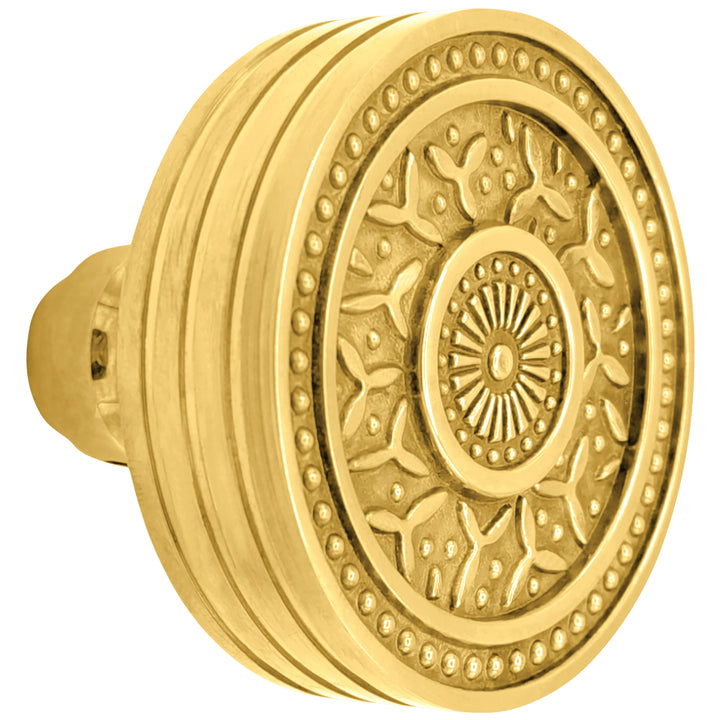 Rice Pattern Solid Brass Spare Door Knob Set (Several Finishes Available)