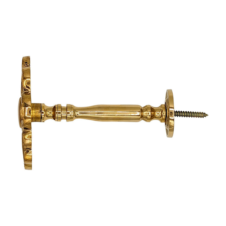 COPPER MOUNTAIN HARDWARE Large Flower Shaped Victorian Curtain or Drapery Hold