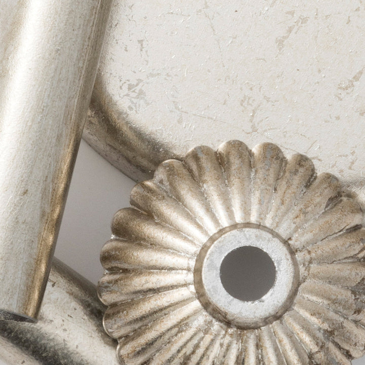 Solaris 4 Light Olde Silver Mini Chandelier Crystorama