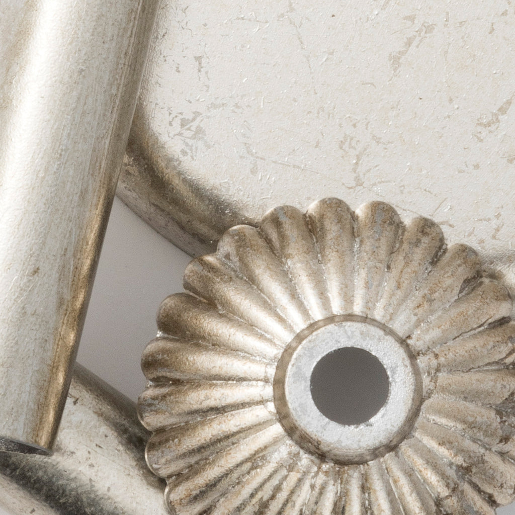 Crystorama Crystorama Solaris 1 Light Olde Silver Semi Flush Mount