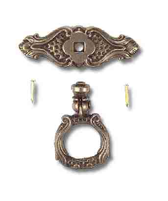 2 3/4 Rocco Style Drop Pull COPPER MOUNTAIN HARDWARE
