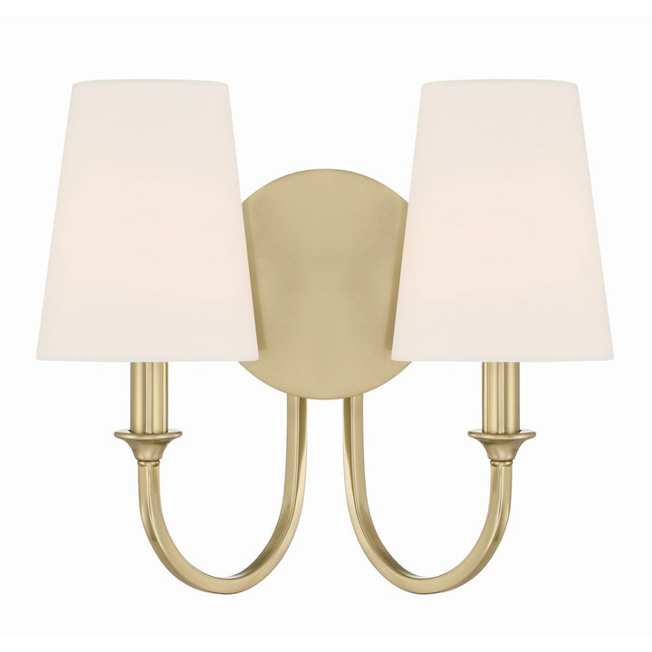 Crystorama Crystorama Payton 2 Light Vibrant Gold Sconce