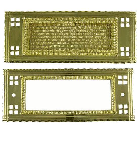 COPPER MOUNTAIN HARDWARE Antique Craftsman Style Mail Slot for Front Doors in Several Finishes