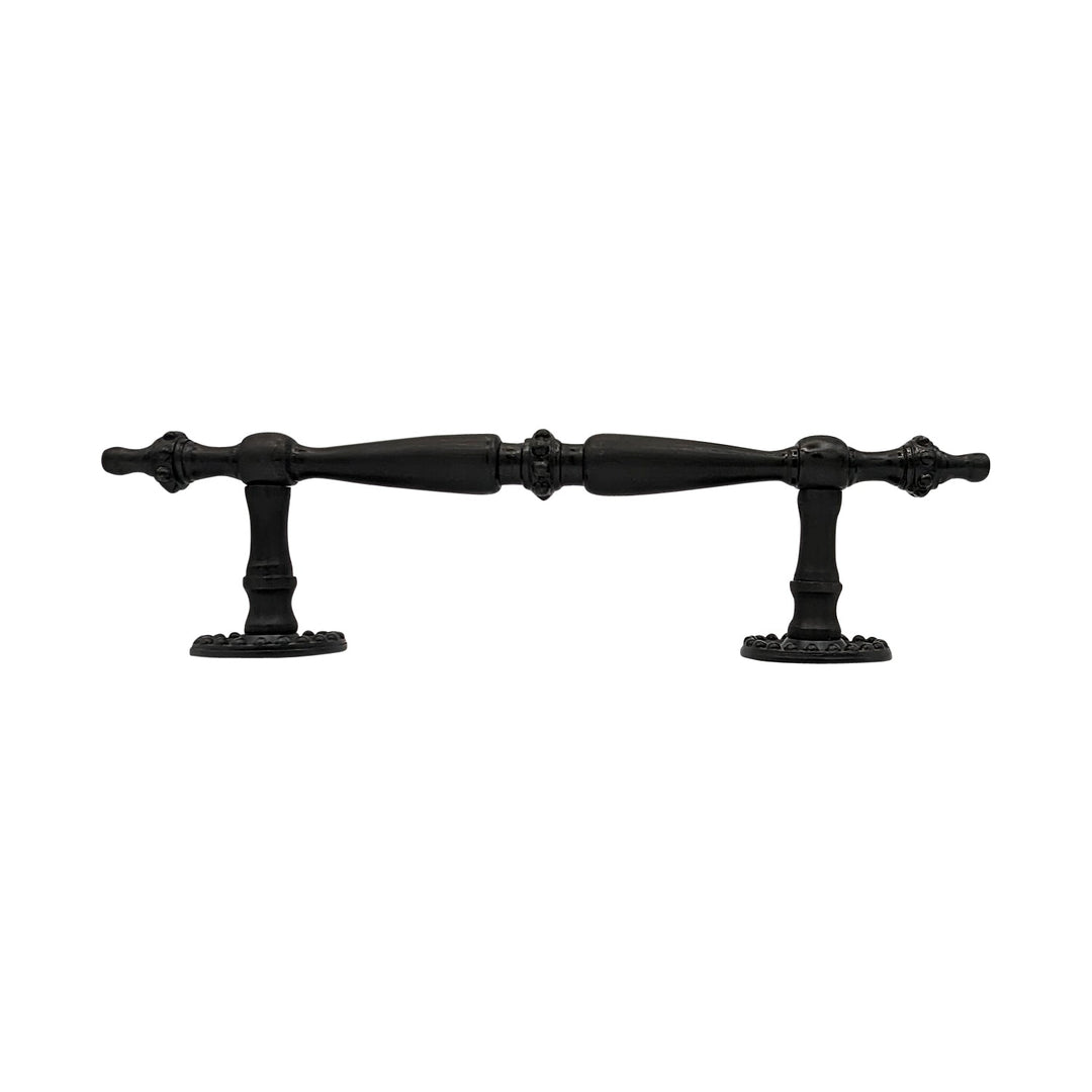 9 3/4 Inch Solid Brass Estate Beaded Handle COPPER MOUNTAIN HARDWARE