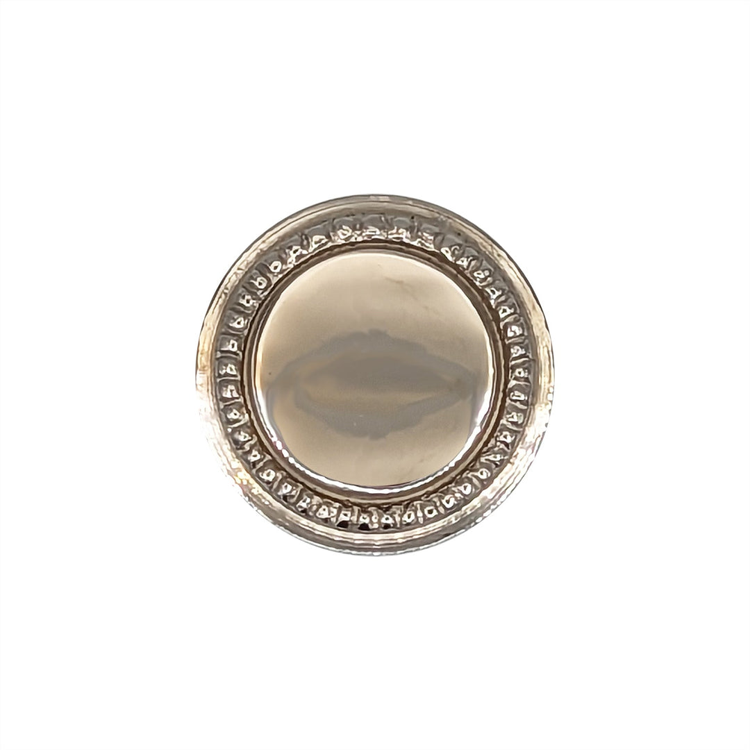 COPPER MOUNTAIN HARDWARE Solid Brass Victorian Beaded Round Cabinet & Furniture Knob