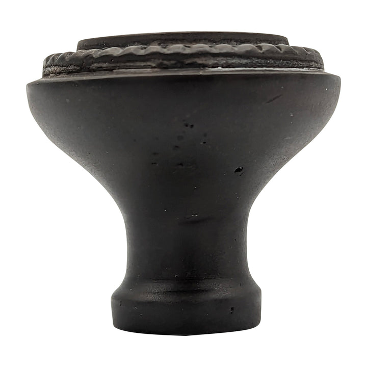 COPPER MOUNTAIN HARDWARE Solid Brass Victorian Beaded Round Cabinet & Furniture Knob