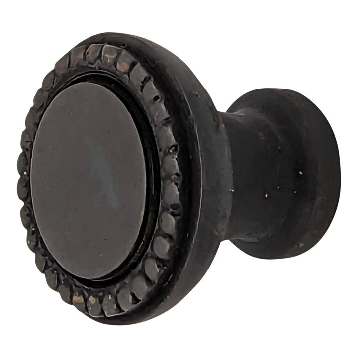 COPPER MOUNTAIN HARDWARE Solid Brass Beaded Round Cabinet & Furniture Knob