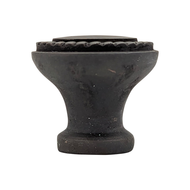 COPPER MOUNTAIN HARDWARE Solid Brass Beaded Round Cabinet & Furniture Knob